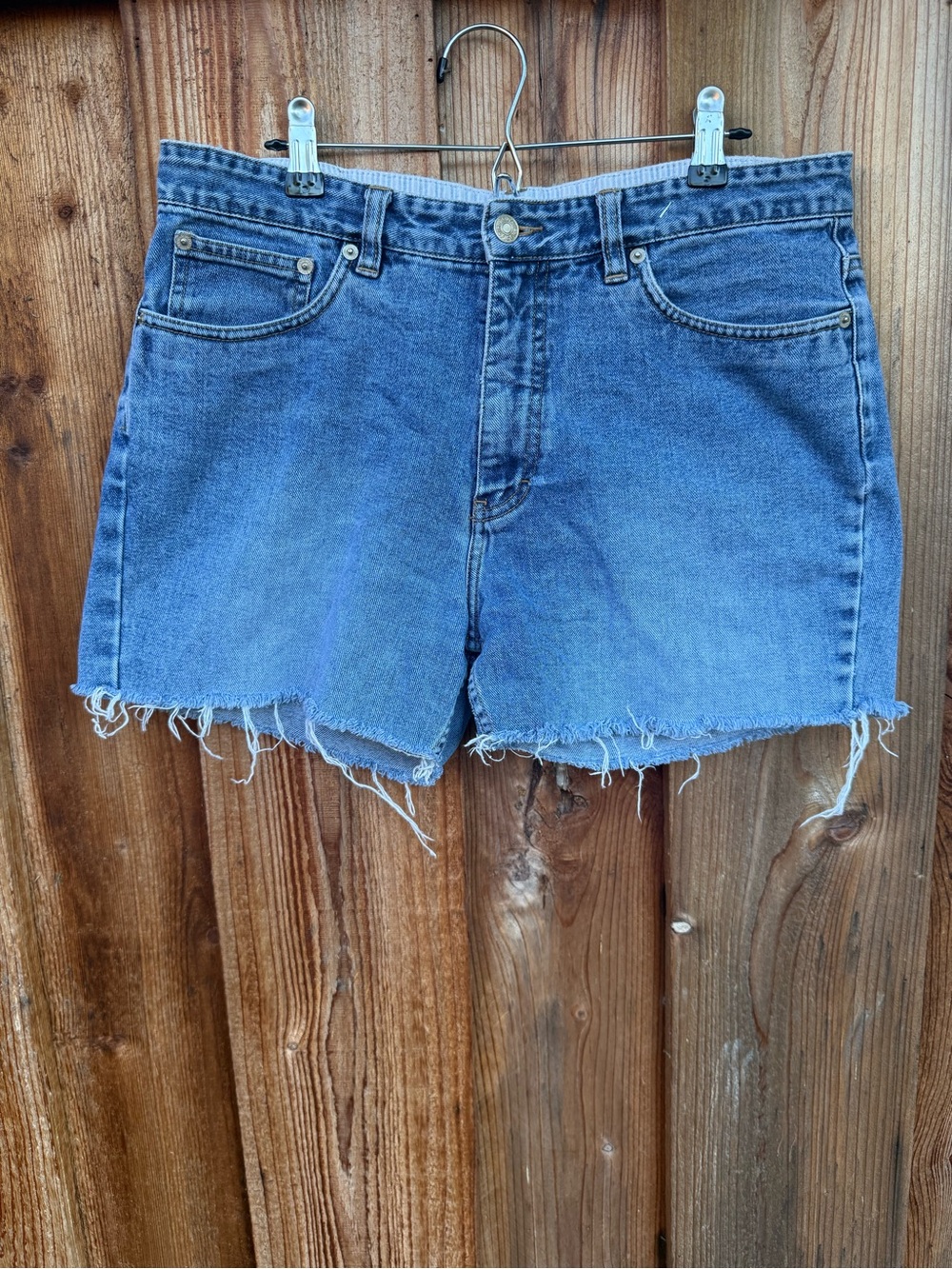 Tommy Hilfiger Vintage Blue Denim Cutoff Shorts